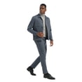 thumbnail image 4 of Sean Alexander Men's Slim Fit 2-Piece Casual Suit Set – Spread Point Collar – Dress Casual, 4 of 5