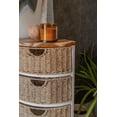 thumbnail image 3 of MDF/Wood Corner Cabinet with seagrass drawers, 3 of 5