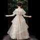 thumbnail image 2 of Vestido de pasarela para niños, vestido de princesa anfitriona, vestido de niña de las flores, boda, niña, cumpleaños de niña, hilo hinchado, 2 of 5
