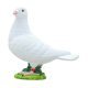 thumbnail image 4 of Estatua de paloma de simulación, figura de paloma blanca, escultura de resina, paloma artificial Estilo B, 4 of 9