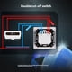 thumbnail image 2 of Tuya 20A ZigBee - Calentador Inteligente con Interruptor de CA, Monitor de Electricidad de Alta Carga, Control Remoto con Aplicación de Doble , Compatible con B, 2 of 5
