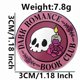thumbnail image 2 of Broche Dark Romance Book Club Skeleton Skull Alloy, 2 of 3