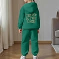 thumbnail image 4 of FASHOFT Girls Sweatsuit Faith God Religious Christian Hoodie and Sweatpant Fall Girls' Clothing Set 2 Piece Spring Outfits Tracksuit Dark Green, 4 of 7
