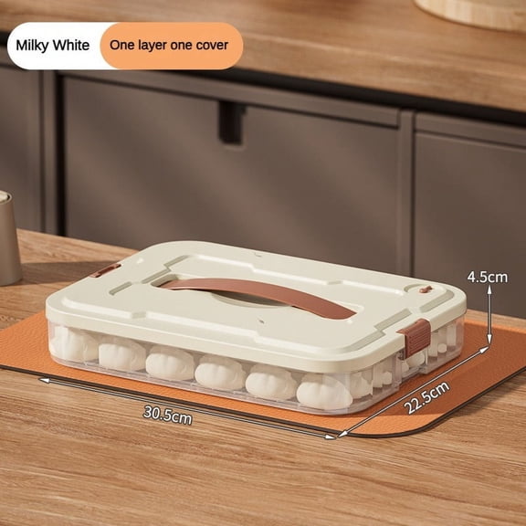 Multi-layer dumpling box household food egg freezer box sausage fresh storage box quick freezer refrigerator storage box