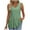 Green, variant on BLVB Women Tank Tops Spring Clothes Summer V Neck Pleated Eyelet Shirts Dressy Casual Sleeveless Blouse for Beach Vacation