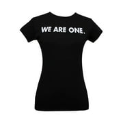 Womens We Are One Black Short-Sleeve T-Shirt, S