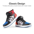 thumbnail image 2 of BURUDANI Boys Girls High-Top Court Kicks Kids LilLegends JuniorFly Jumpers Athletic Shoes for School Gym & Game Time, 2 of 6