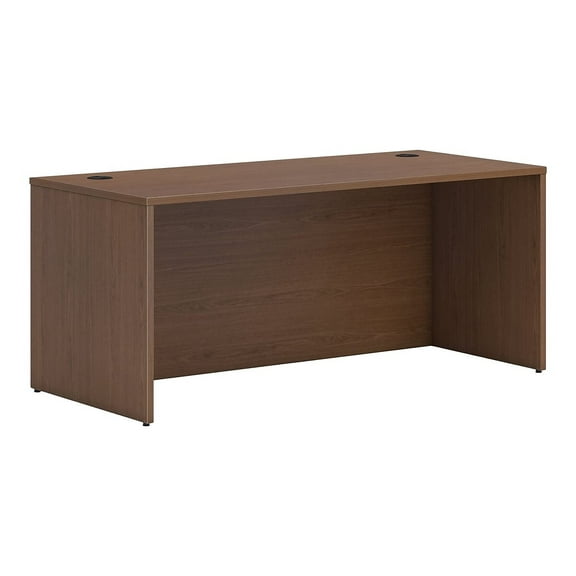 HON Mod 66" Desk Shell Sepia Walnut LDS6630LE1