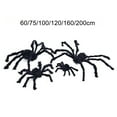 thumbnail image 5 of Japceit Halloween Simulation Spider, Big Fluffy Skull Spider Ornament, Web Netting Attachment for Room Decor, Halloween Scenes, Wall Hanging Props, 5 of 5
