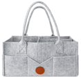 thumbnail image 4 of Bolsa de almacenamiento de pañales de fieltro, artículos diversos para bebés, pañales de juguete, bolsa de pañales de fieltro de gran capacidad, diseño versátil, 4 of 5