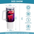 thumbnail image 3 of Dinosaur Trees 40 oz Tumbler with Handle Insulated&nbsp;Travel Mug&nbsp;Lid Straw Leak Proof Steel Vacuum Water Bottles Glasses Fits in Car Cup Holder, 3 of 7