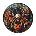 thumbnail image 2 of Mikilon Halloween Ornaments, Acrylic Hanging Sign Halloween Luminous Skull Hanging Sign Decoration, as show, 2 of 2