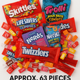 thumbnail image 5 of 2 lbs Candy Mix – Assorted Mini Packs of Skittles, AirHeads, Nerds, Twizzlers, Trolli, Lifesavers & More – Party Favor Bulk Candy for Kids, Halloween, Piñata, Events, 5 of 8