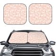 thumbnail image 2 of Daiia Cute Poodle Dog 2PCS Car Windshield Sun Shade, Foldable Sun Shield for Car Front Window, Auto Sun Blocker Visor Protector Universal for Truck SUV Pickup-Large, 2 of 7