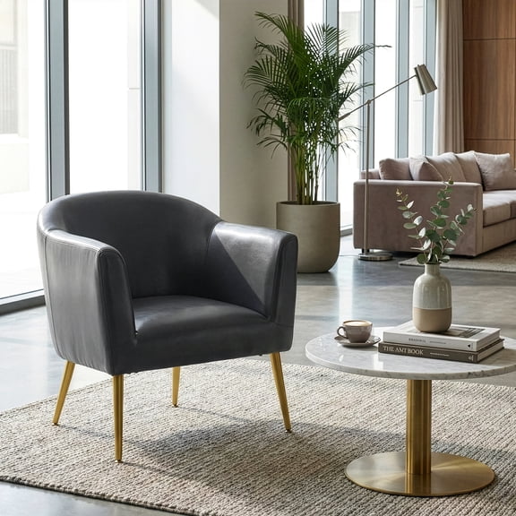 Glamour Home Arlo Fabric Queen Bed with Wings and Button Tufting in Blue