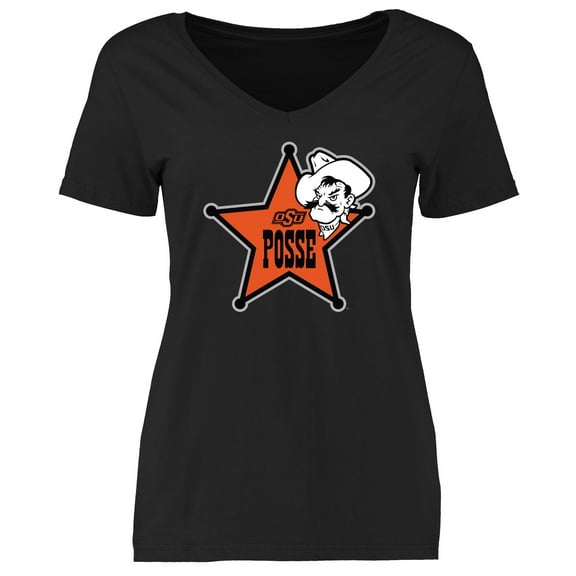 Women's Black Oklahoma State Cowboys POSSE T-Shirt