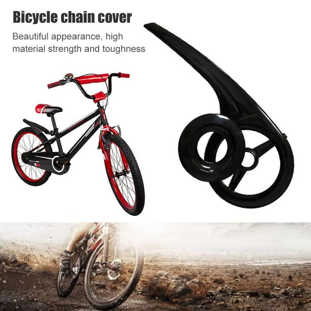 Cubre cadenas de bicicleta Cubierta protectora de cadena de bicicleta de 40-44 dientes cubiertas protectoras de cadena de bicicleta de plástico negro FLhrweasw Nuevo
