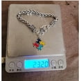 thumbnail image 2 of NGHnuifg Autism Awareness Puzzle Small Charm Bracelet Colorful Enamel Puzzle Womens Earrings Diamond Necklace Jewelry Pendant Earrings, 2 of 6