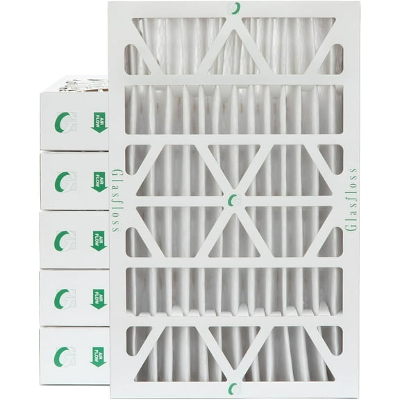 Glasfloss - 16x25x4 MERV 10 Furnace Filter (6 Pack)