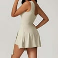 thumbnail image 2 of Women's Sports Dress - Strap Casual Fitness Yoga Tennis Dress with Back Design, 2 of 8