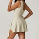 thumbnail image 2 of Vestido deportivo sin mangas para mujer - Vestido informal de fitness y tenis con tirantes adelgazantes y diseño en la espalda, 2 of 7