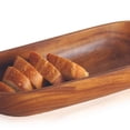 thumbnail image 3 of Long Acacia Wood Oval Bowl, 3 of 4