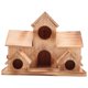 thumbnail image 1 of Bird House, Bird House for Outside, Wooden Bird Houses for Outside Hanging, 6 Hole Handmade Natural Bird House, 1 of 4
