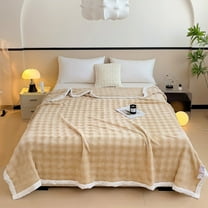 AZXY 30x40 Throw Blankets On Sale,Small Throw Blanket,Soft Fuzzy Blanket,Plush Blanket Clearance for Sofa Couch Khaki