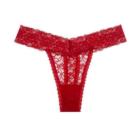 

Xmarks Lace Thongs for Women V Cheeky Underwear See Through Panties T-back Tangas Low Rise Hipster Underwear