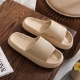 thumbnail image 4 of Pillow Slippers for Women and Men  House Slides Shower Sandals  Comfy  Cushioned Thick Sole Slides Non-Slip Bathroom Shower Sandals Soft Thick Sole Indoor and Outdoor Slides, 4 of 9
