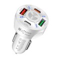 thumbnail image 2 of Adaptador de coche 4 en 1 Wmkox8yii 20WPD+QC3.0 3.1A 2USB+Tipo-c Cargador de coche 38W QC3.0, 2 of 4