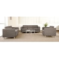 thumbnail image 6 of Pacific Sofa in Cement Gray Fabric with Chrome Legs, 6 of 7