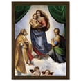 thumbnail image 1 of Raphael Sistine Madonna di San Sisto Old Master Painting Artwork Framed Wall Art Print A4, 1 of 4