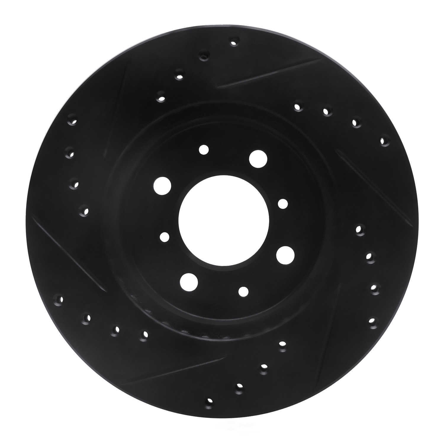 Dynamic Friction Company 633-59015R DFC Brake Rotor - Drilled And Slotted - Black