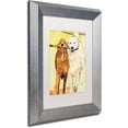 thumbnail image 2 of Trademark Fine Art "Stick With Me 1" Canvas Art by Pat Saunders-White White Matte, Silver Frame, 2 of 2