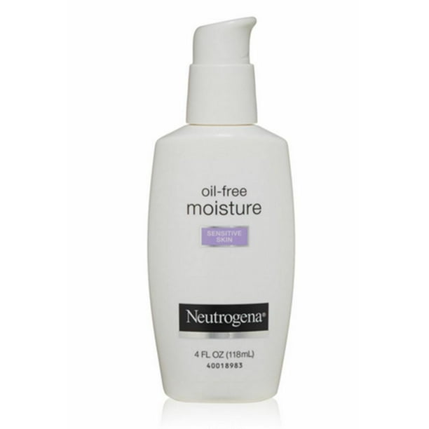 Neutrogena OilFree Moisture Facial Moisturizer, Sensitive Skin 4 oz