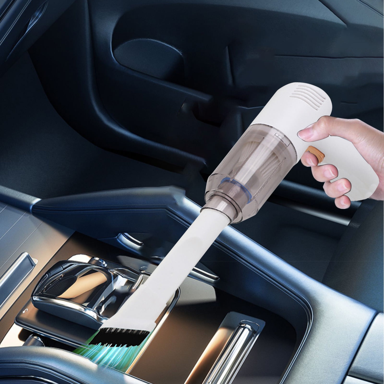 Handheld Car Vacuum Cleaner, 120W Powerful Suction Small Car Vacuum Cleaner, Mini Dusts Buster With USB Portable Vacuum Cleaner