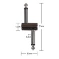 thumbnail image 2 of Rayzm Conector De Parche Para Pedal De Guitarra, Acopladores De Efectos De 6,35 Mm (1/4 ""), Adaptador De Enchufe Compensado Macho A Macho Para Pedalera En Lugar De Cable De Conexión, Paquete De 3, 2 of 5