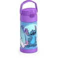 thumbnail image 3 of Bouteille isolée à pression de 12 Oz avec paille Funtainer de Thermos, Point, 3 of 5