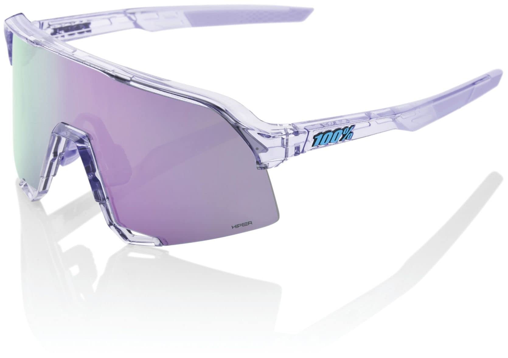新品100% S3 Matte llic Digital Brights 100% S3 Performance Sunglasses - Matte Metallic Digital