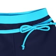 thumbnail image 6 of Girls 2 Piece Swimsuits Lightweight Color Block Bathing Suits Summer Swimwear with Boyshort Size 6-17, 6 of 7