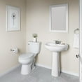 thumbnail image 3 of Proflo Pf4004 Lisbon Valley 24" Oval Vitreous China Pedestal Bathroom Sink - White, 3 of 7