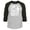 Heather Grey/Black, variant on Men's I Can't but I Know a Guy Jesus Religious Raglan Baseball Shirt Large Black/White