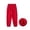 Red, variant on Sweatpant White Sweatpants Boys Drawstring Jogger Sweatpants with Pockets Boys Solid Pants Boys Joggers 6-7 Years