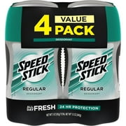 Speed Stick Deodorant, Regular, 3.25 oz, (Pack of 6)