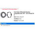 thumbnail image 2 of Front Outer Differential Bearing - Compatible with 1997 - 2013 Honda CR-V 1998 1999 2000 2001 2002 2003 2004 2005 2006 2007 2008 2009 2010 2011 2012, 2 of 2