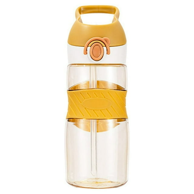 PPSU Water Bottle Solid Color Heats-resistant Leakproof Replacement Adult Children School Office Flask Drinkware Gift Yellow