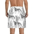 thumbnail image 3 of Naloa German Shepherd Dog Men's Beach Shorts, Surfing shorts, Swim trunks, Quick Dry Swim Trunks for Surfing Beach Fun - X-Large, 3 of 9
