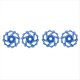 thumbnail image 3 of Adaptador de Cubo Hexagonal de Rueda de Disco de Freno de 4 Piezas de 17 mm para Arrma 1/7 Infraction Limitless Felony 1/8 RC, Piezas de Actualización Azules, 3 of 5