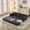 Black, variant on Comfy Convertible Folding Mattress Couch, Floor Sofa Bed, Chenille Floor Sofa with Armrest, Floor Sofa Lounge Couch for Living Room Bedroom Lounge Studio, Black/Begie